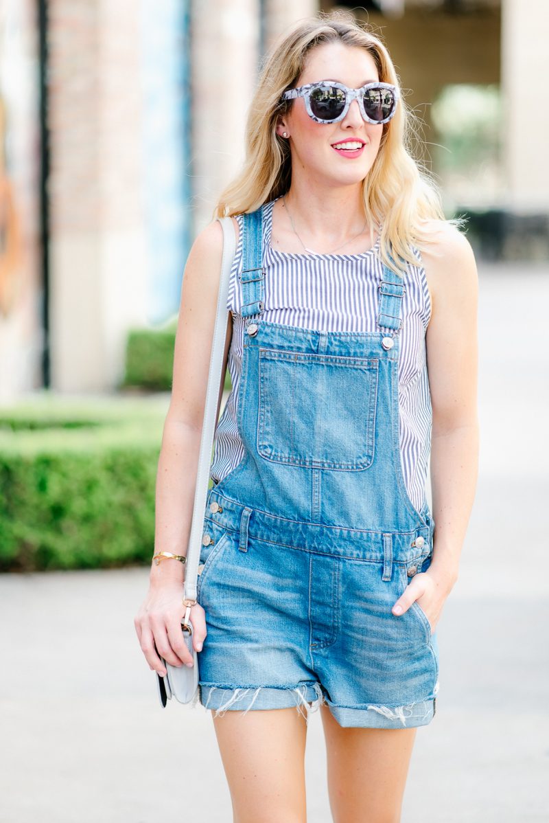 how to wear overalls. perfect outfit for spring and summer