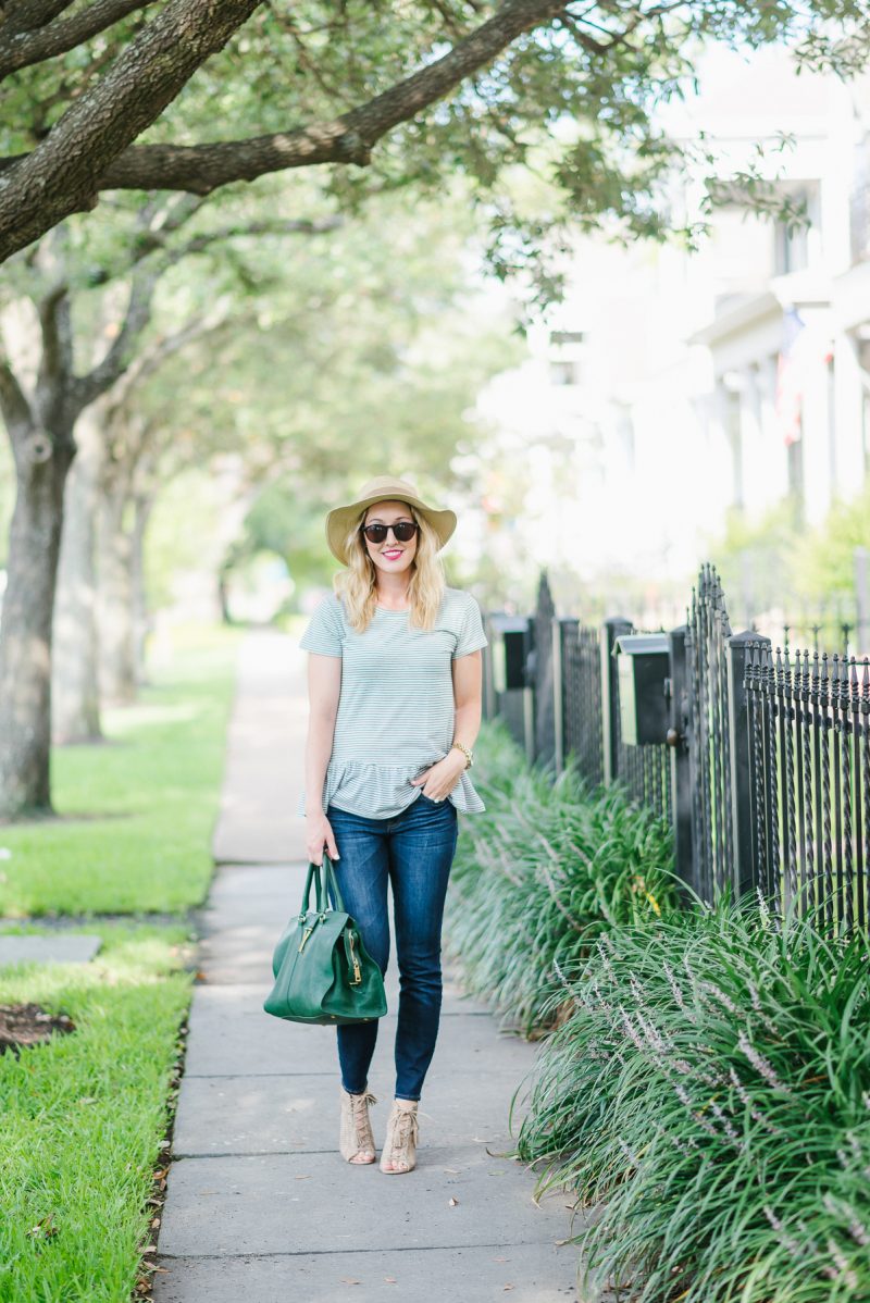 Houston Heights fashion blogger how to wear a hat