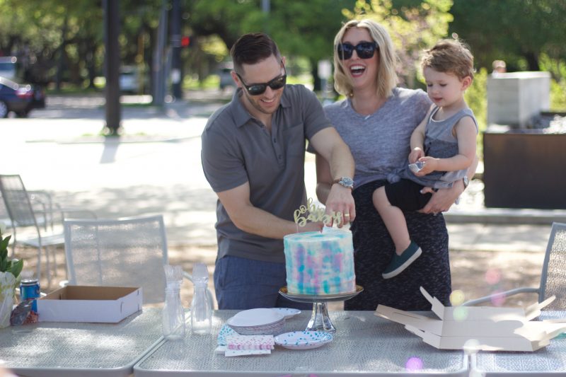 our gender reveal party-baby Gullo #2